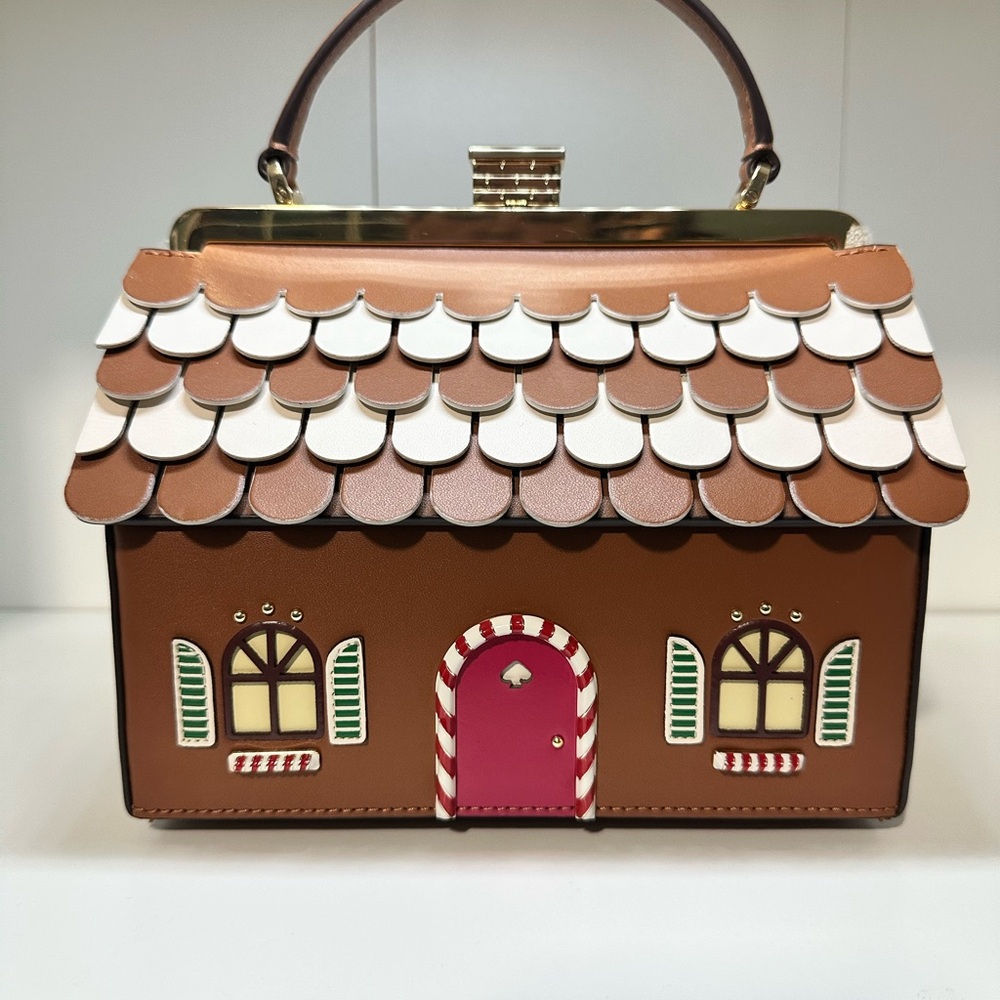 Kate Spade ♠️ Gingerbread House Handbag-NEW 🎄